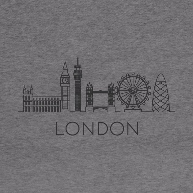 London Skyline by Printadorable